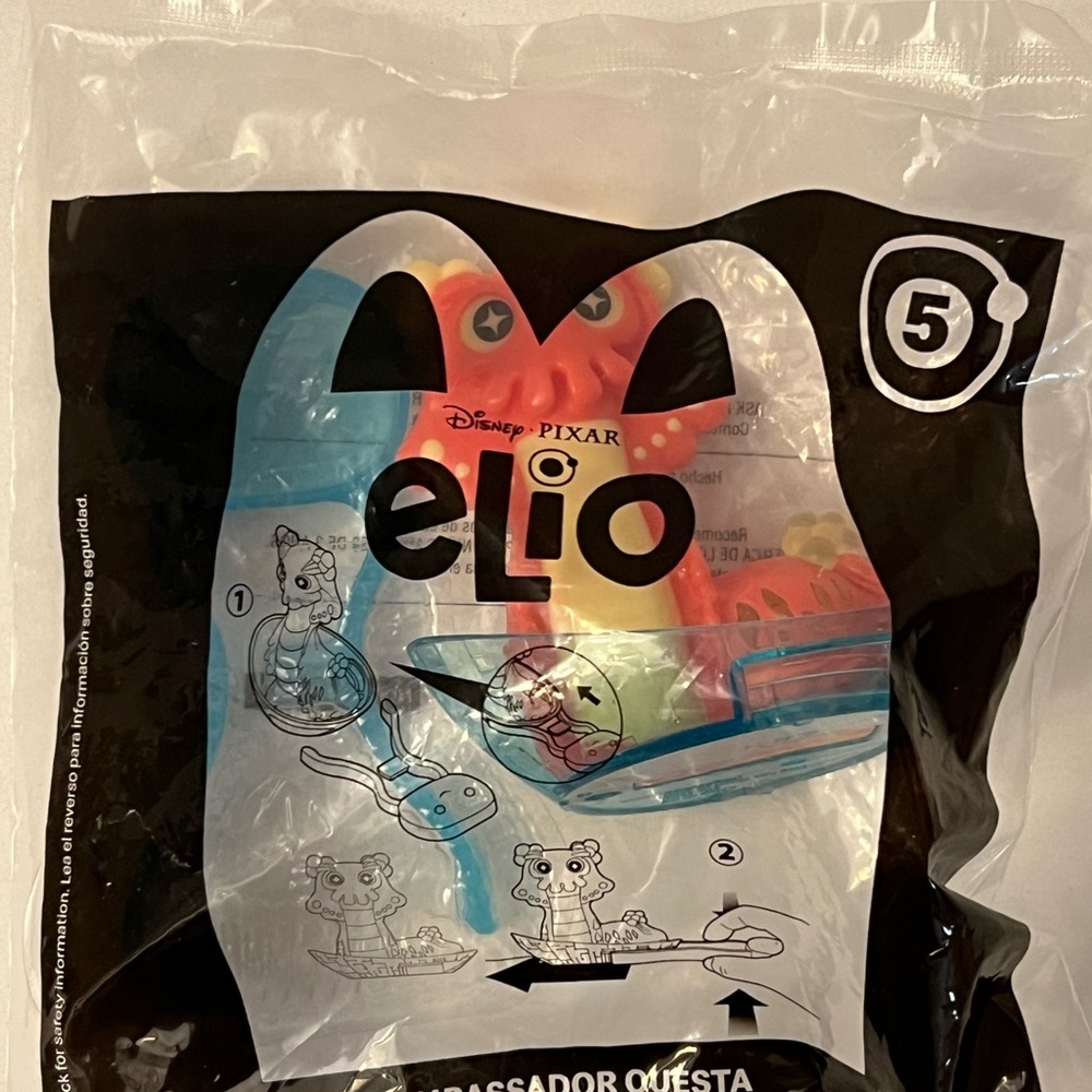 NEW Sealed 2025 McDonald’s Disney Pixar “Elio” Happy Meal #5 Ambassador Questa